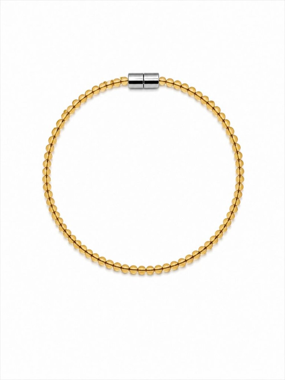 Citrine Gemstone Magnetic Bracelet 7”
